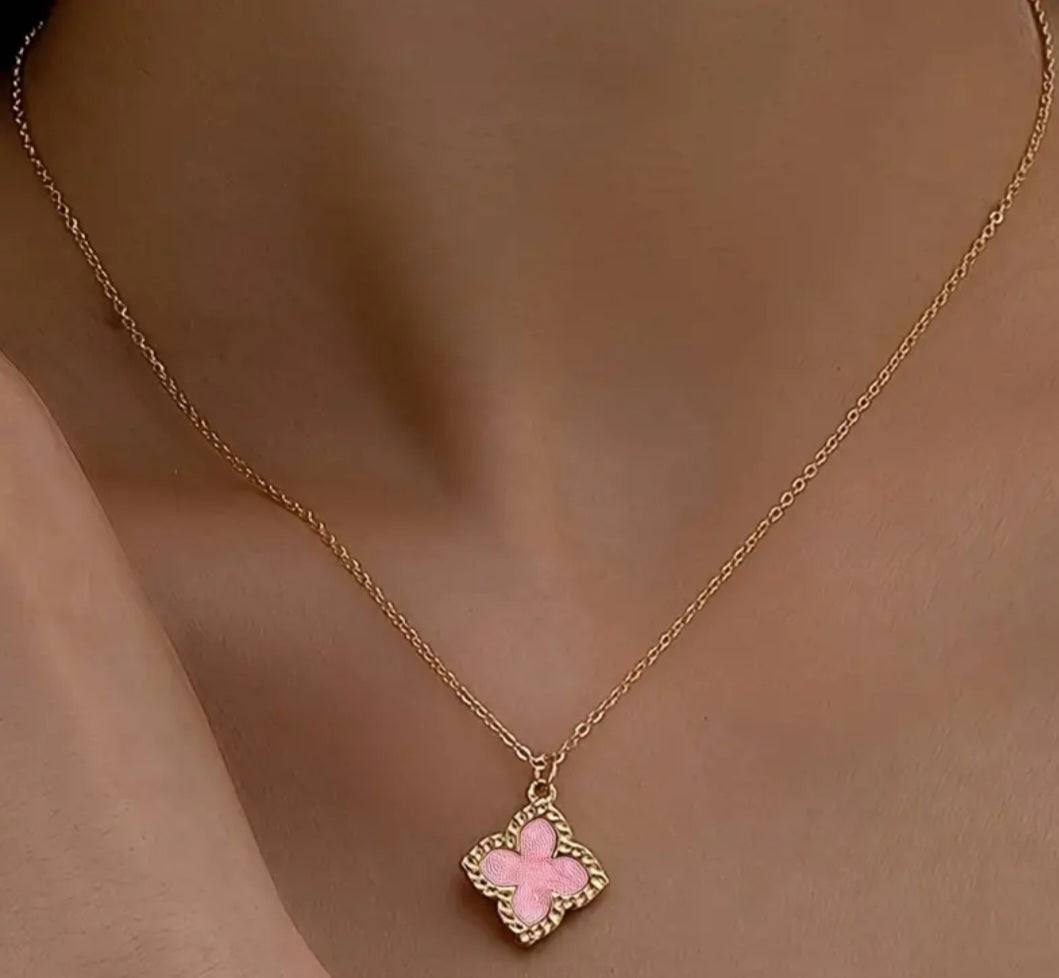 Kleeblatt- Halskette